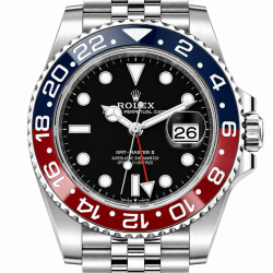 Rolex GMT-Master II "Pepsi" 40MM 126710BLRO Black Dial Watch